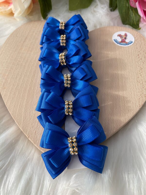 Blue Butterfly Style Luxury Bow