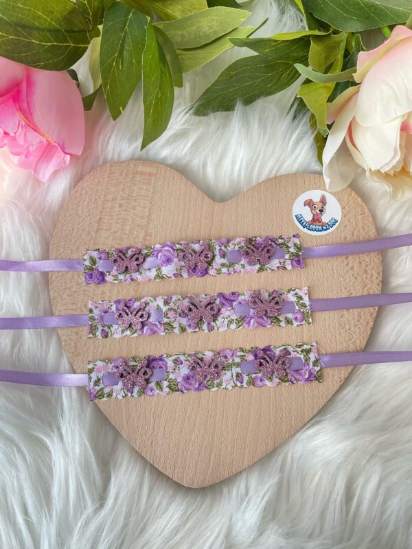 Lilac Flowers Small Collar