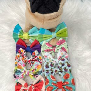 Summer Slide on Collar Small Bows