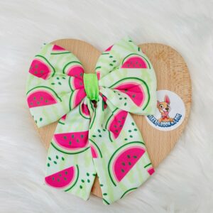 Watermelon Sailor Bow
